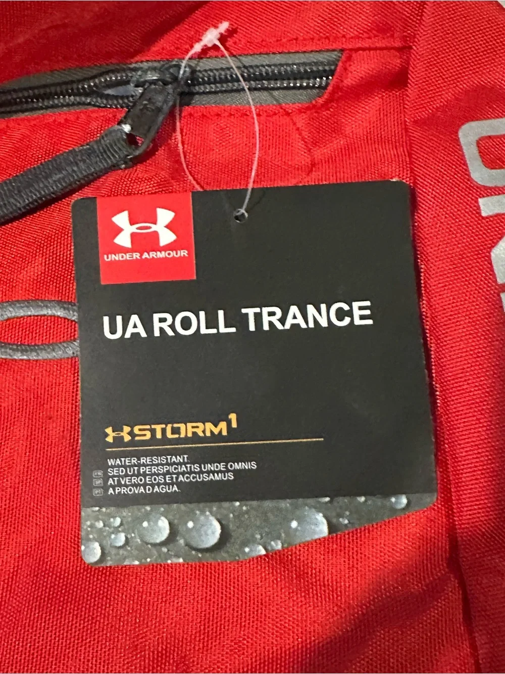 Under Armour Red and Gray Storm1 Backpack